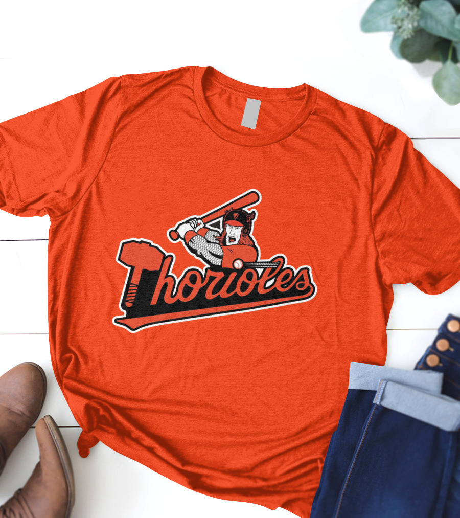 Baltimore Thorioles MLB Thor Baseball T-Shirt