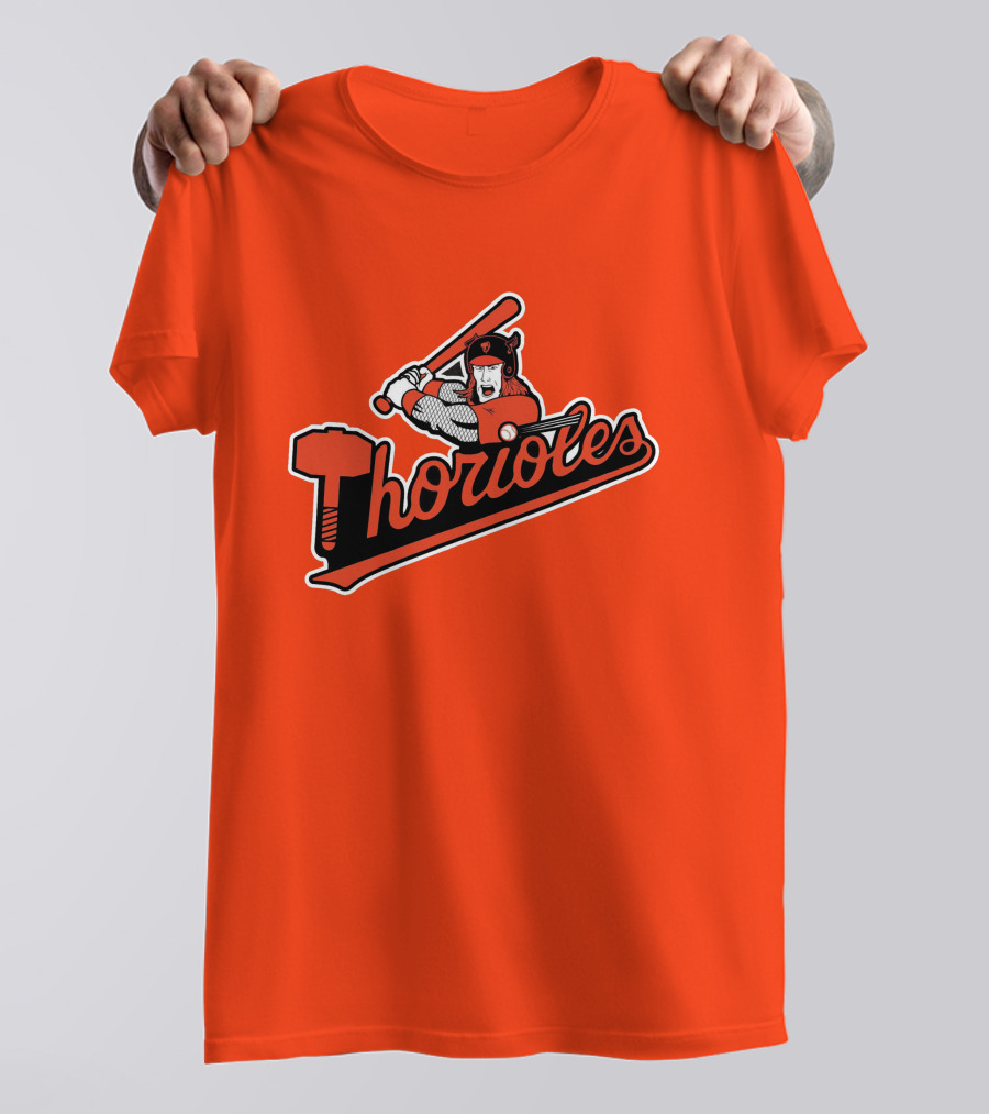 Baltimore Thorioles MLB Thor Baseball T-Shirt