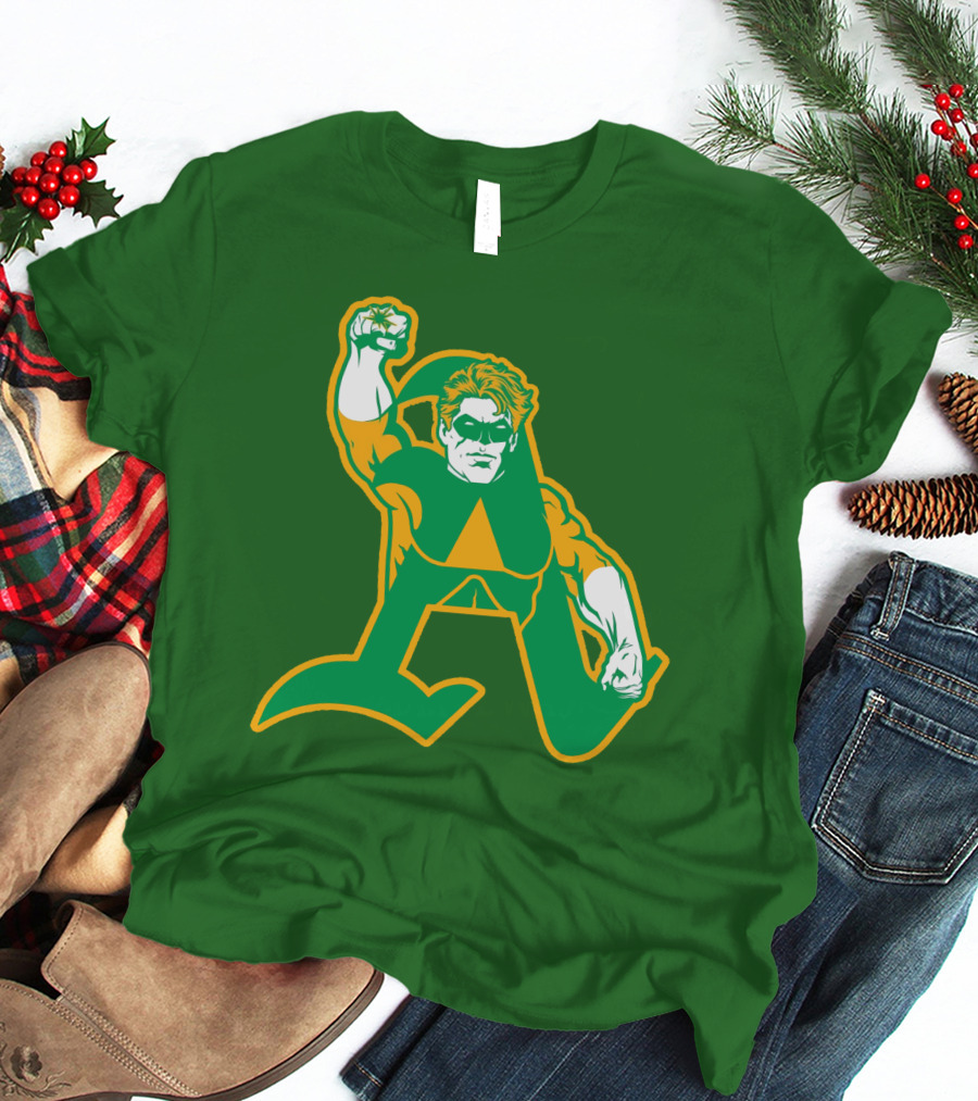 Oakland Athletics Green Lantern MLB Crossover T-Shirt