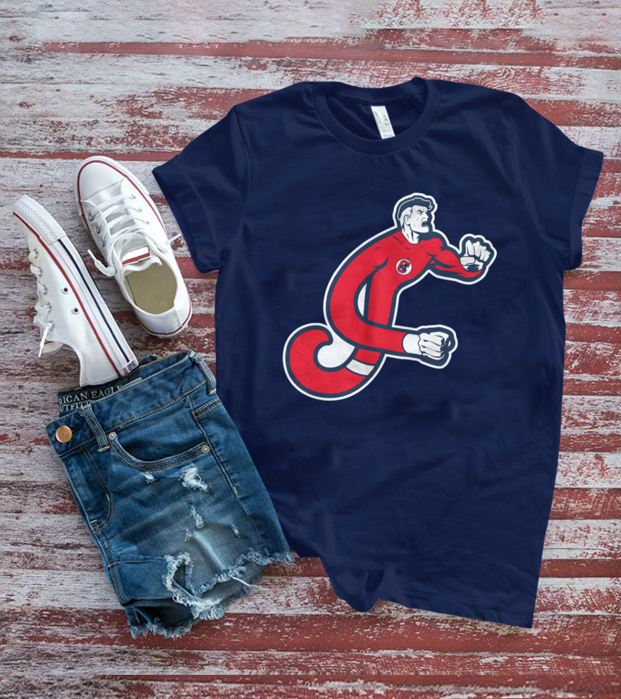 Cleveland Mr. Fantastics MLB Stretching Superhero T-Shirt