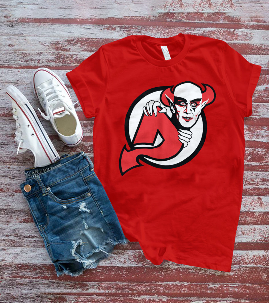 New Jersey Devils Nosferatu NHL T-Shirt