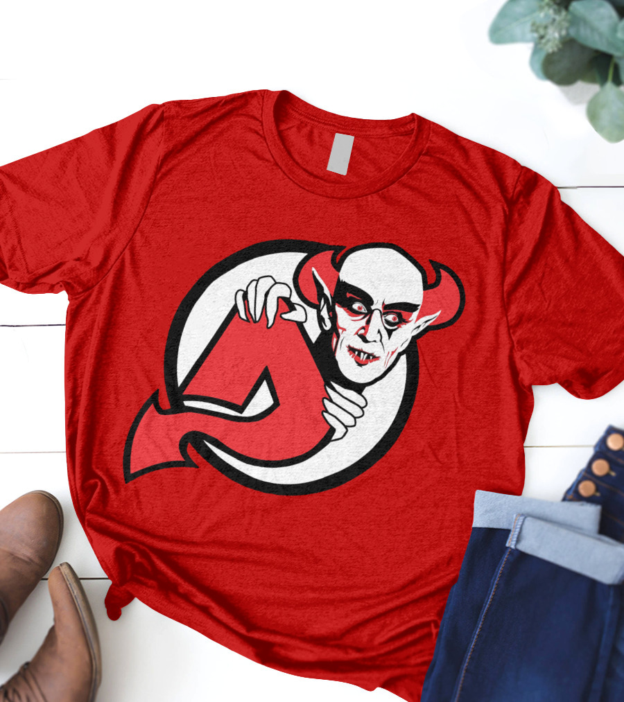 New Jersey Devils Nosferatu NHL T-Shirt