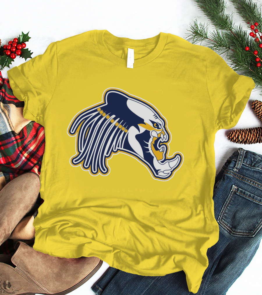 Nashville Predators Logo Iconic Saber-Tooth Tiger Head T-Shirt