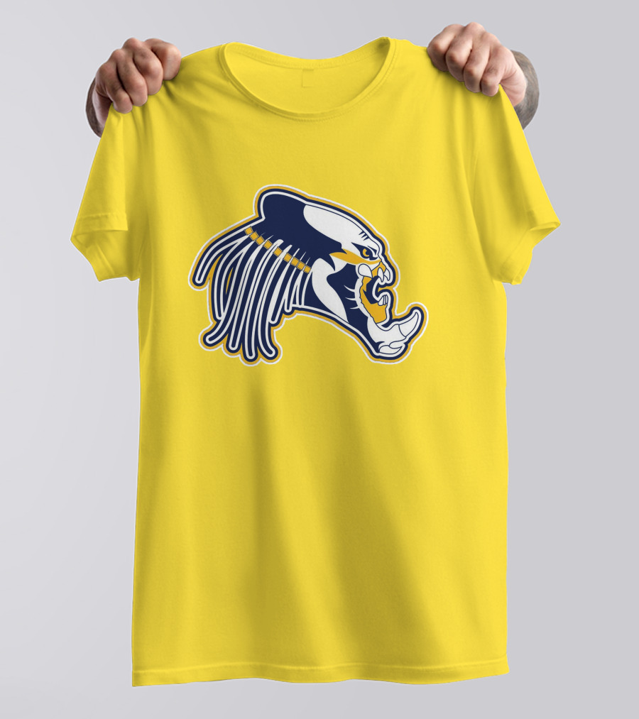 Nashville Predators Logo Iconic Saber-Tooth Tiger Head T-Shirt