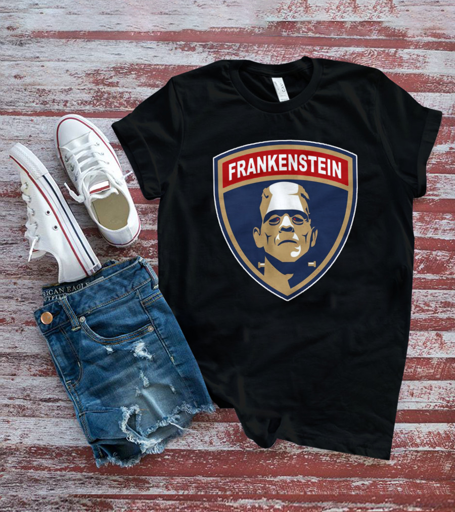 Frankenstein Monster Emblem T-Shirt