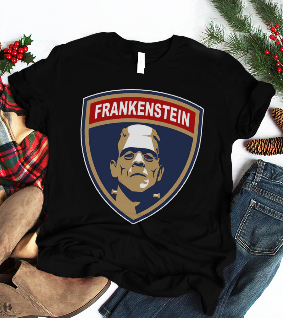 Frankenstein Monster Emblem T-Shirt