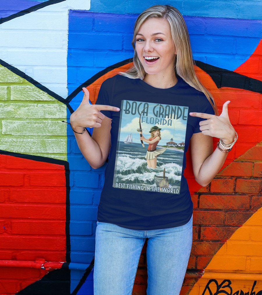 Boca Grande Florida Best Fishing In The World T-Shirt