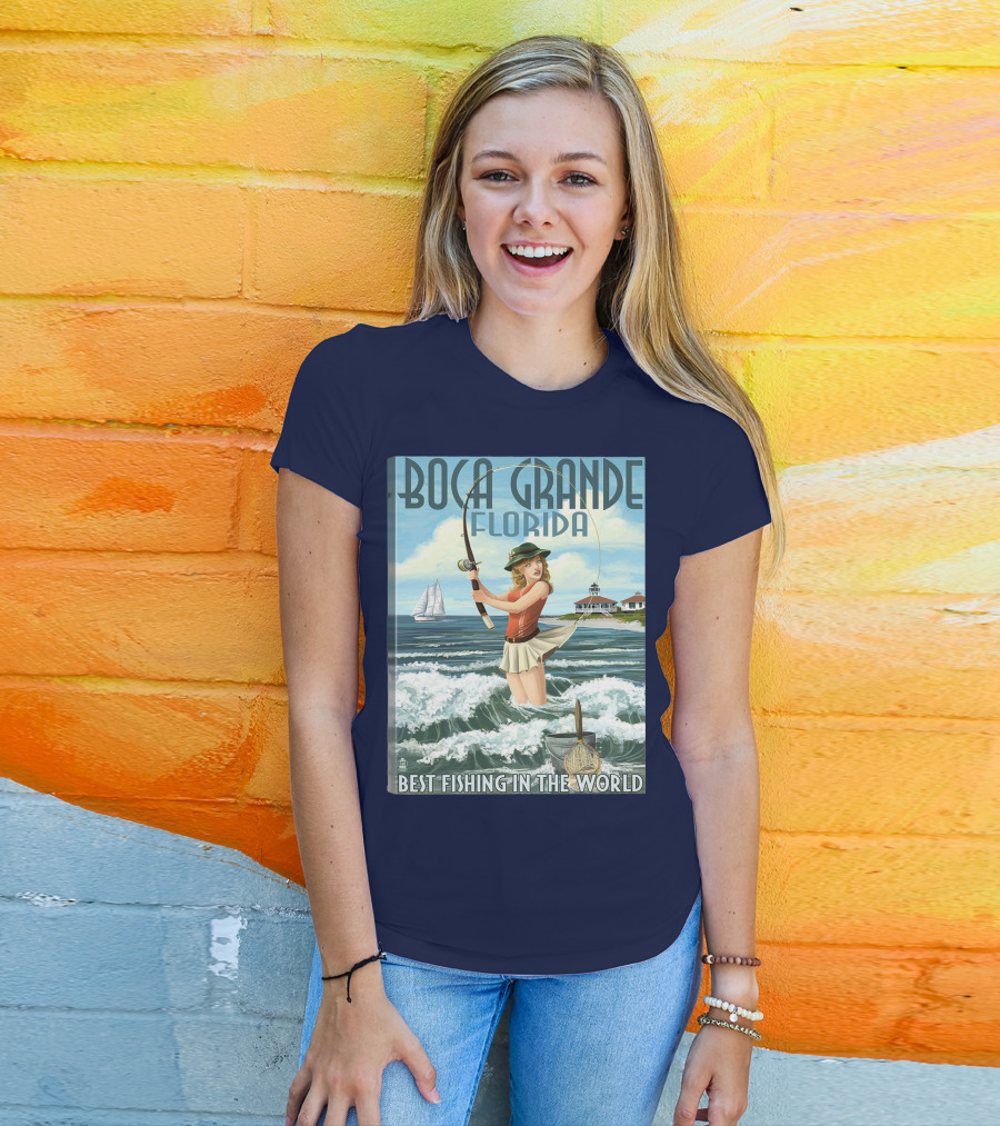 Boca Grande Florida Best Fishing In The World T-Shirt