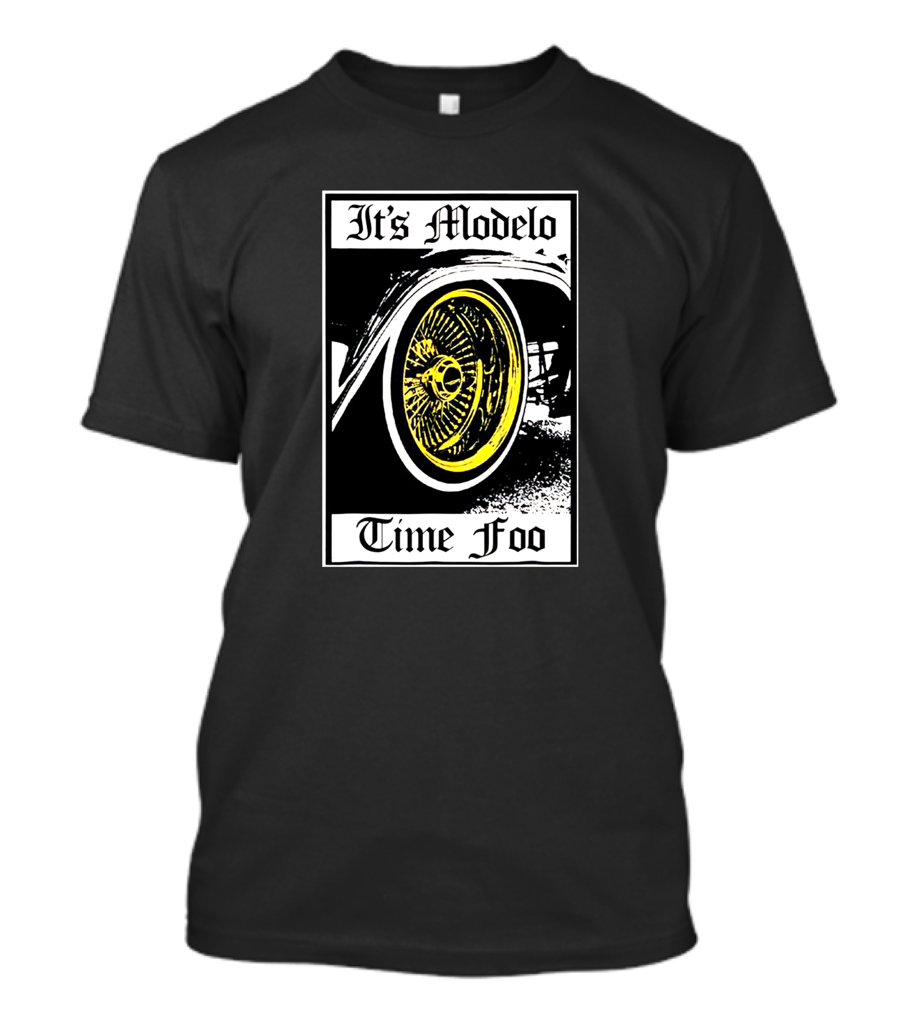 It's Modelo Time Foo Car Wheel T-Shirt