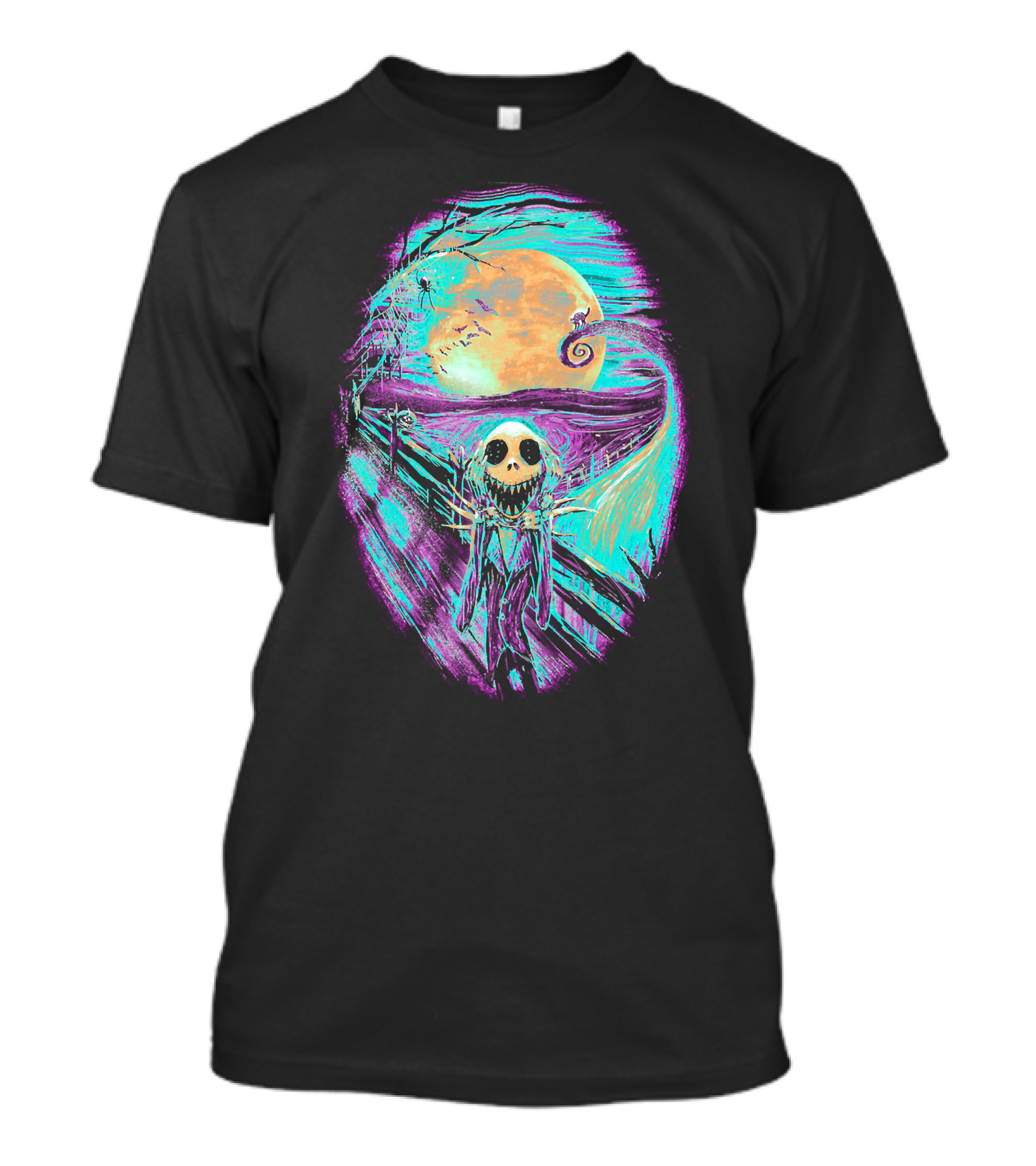 The Scream Before Christmas Nightmare Jack Moon Scene T-Shirt