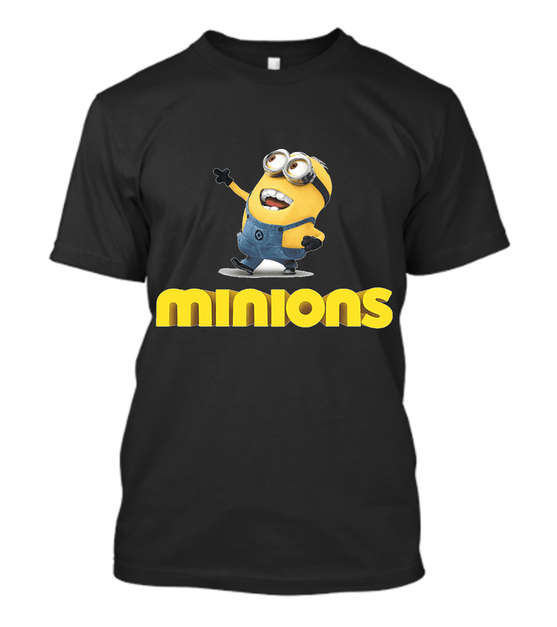 Minions Character With Iconic Yellow Costume And Goggles T-Shirt