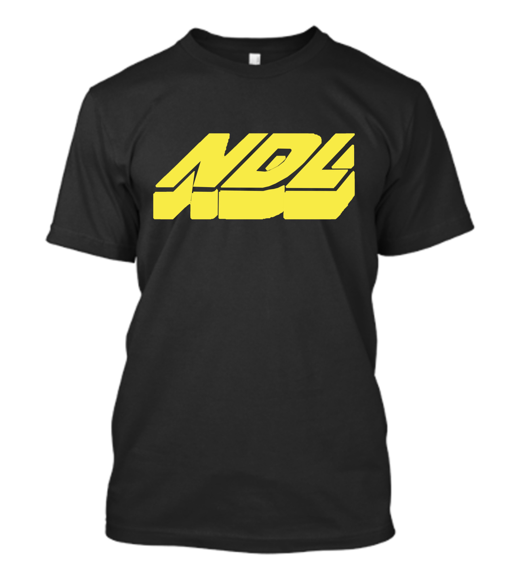 NDL Yellow Block Text Merchandise T-Shirt