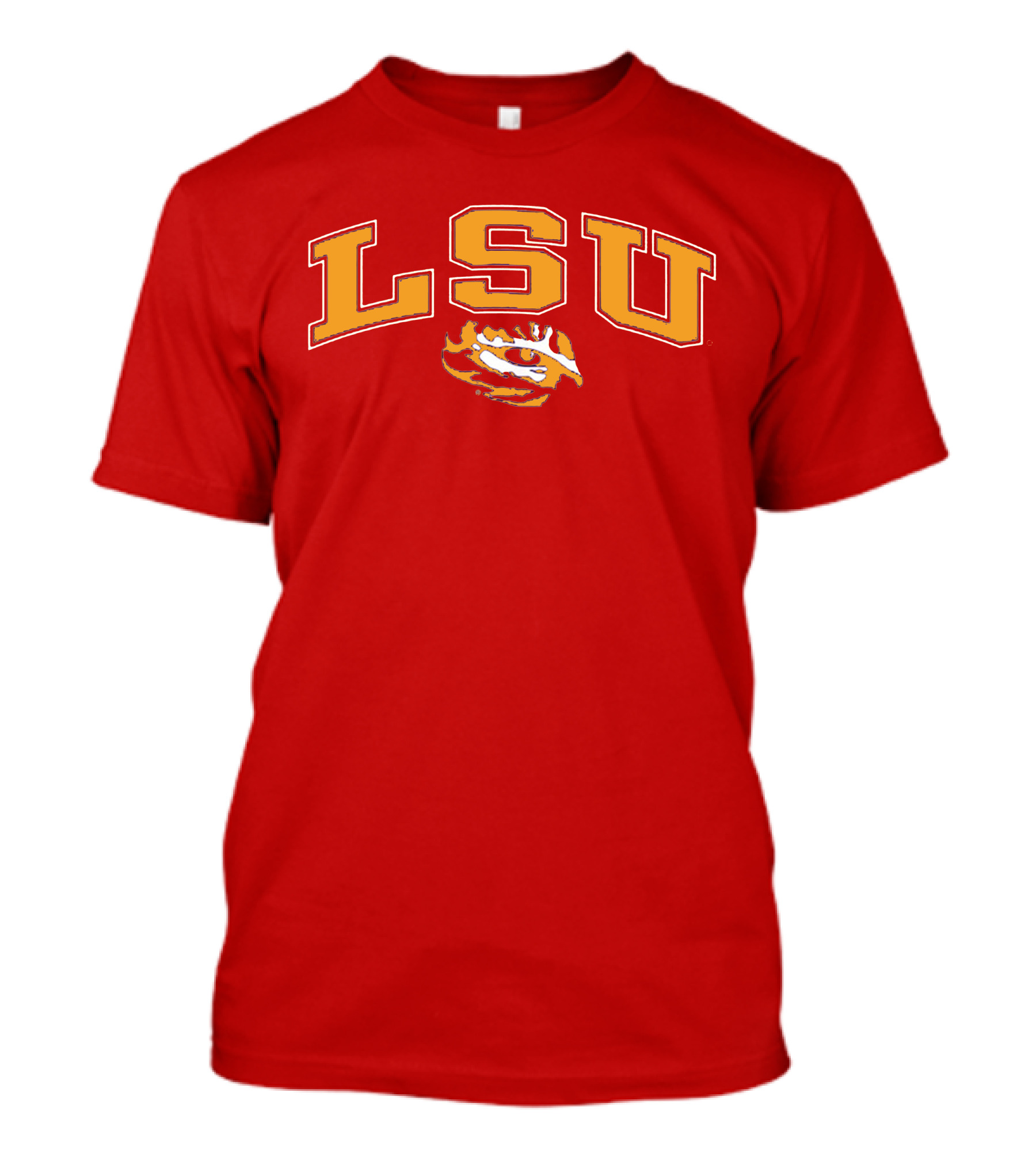 LSU Tigers Eye Emblem T-Shirt