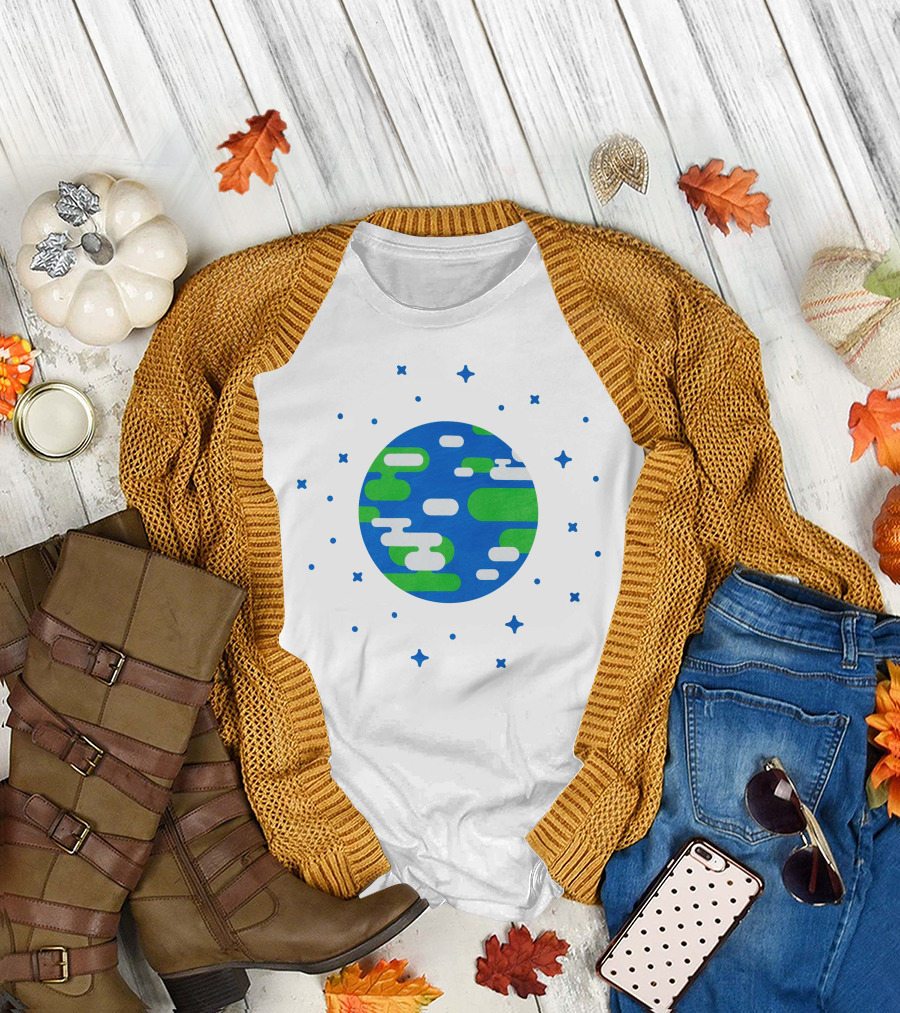Kurzgesagt Earth Space T-Shirt