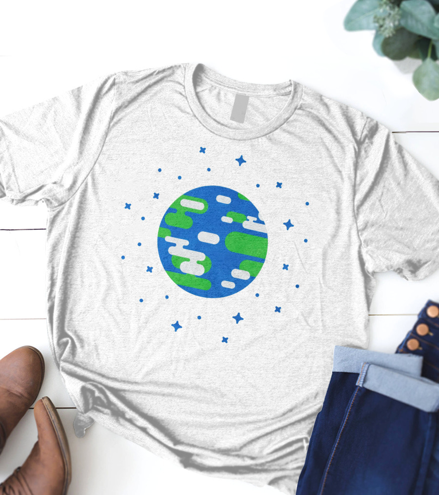 Kurzgesagt Earth Space T-Shirt