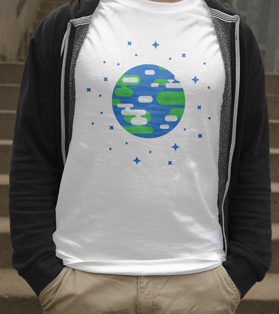 Kurzgesagt Earth Space T-Shirt