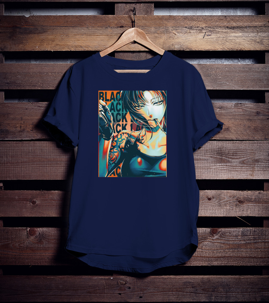 Black Lagoon Pop Anime Style Revy T-Shirt