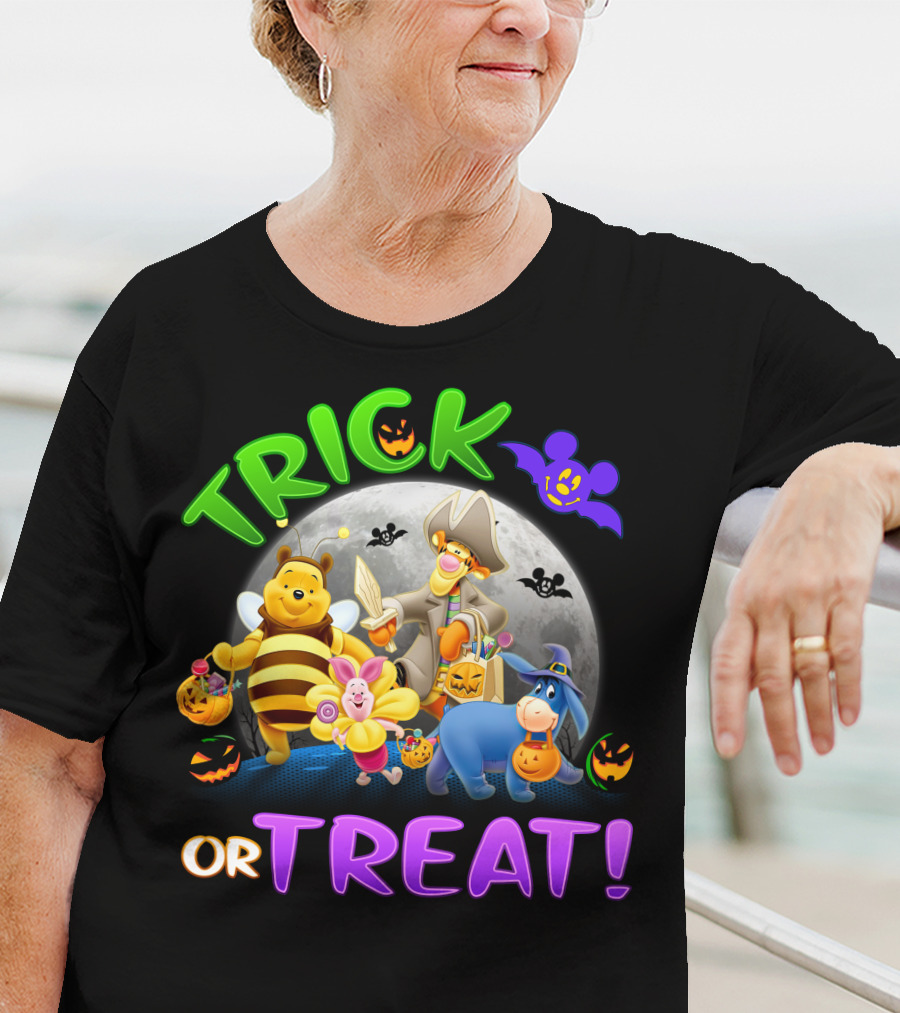 Trick Or Treat Winnie The Pooh Halloween Costumes T-Shirt
