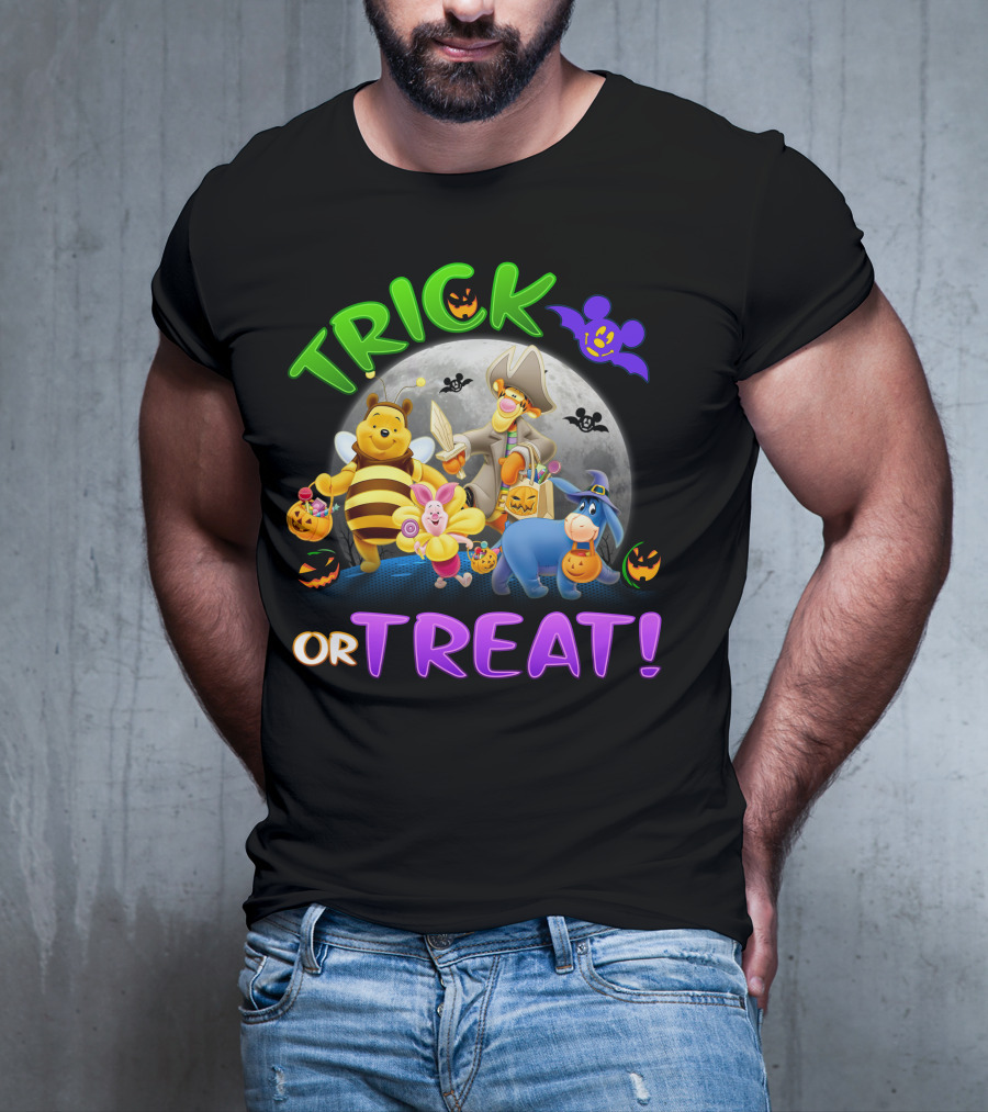 Trick Or Treat Winnie The Pooh Halloween Costumes T-Shirt