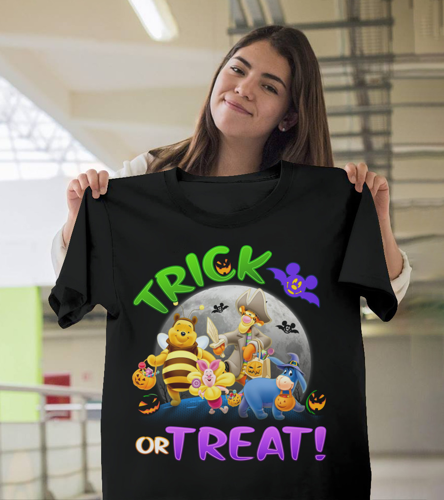 Trick Or Treat Winnie The Pooh Halloween Costumes T-Shirt