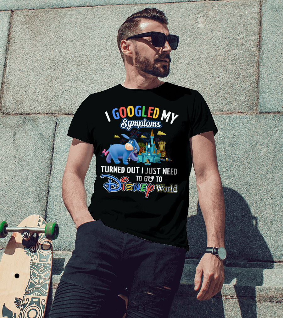 I Googled My Symptoms Eeyore Disney World T-Shirt