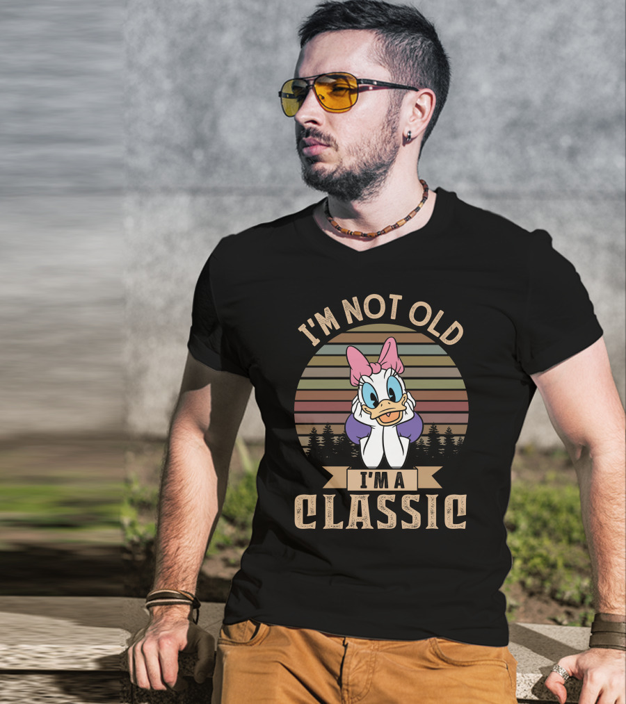 I'm Not Old I'm A Classic Daisy Duck Vintage Retro Style T-Shirt