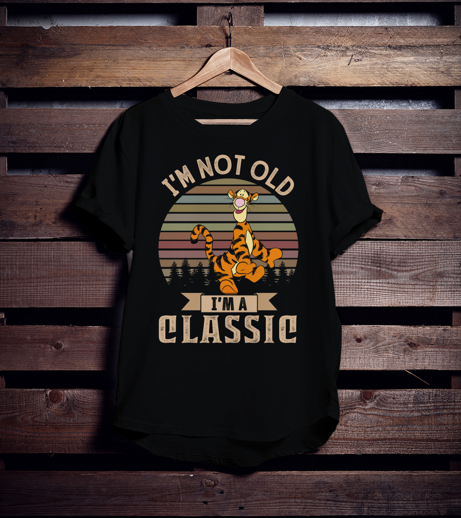 I'm Not Old I'm A Classic Tigger Retro Style T-Shirt