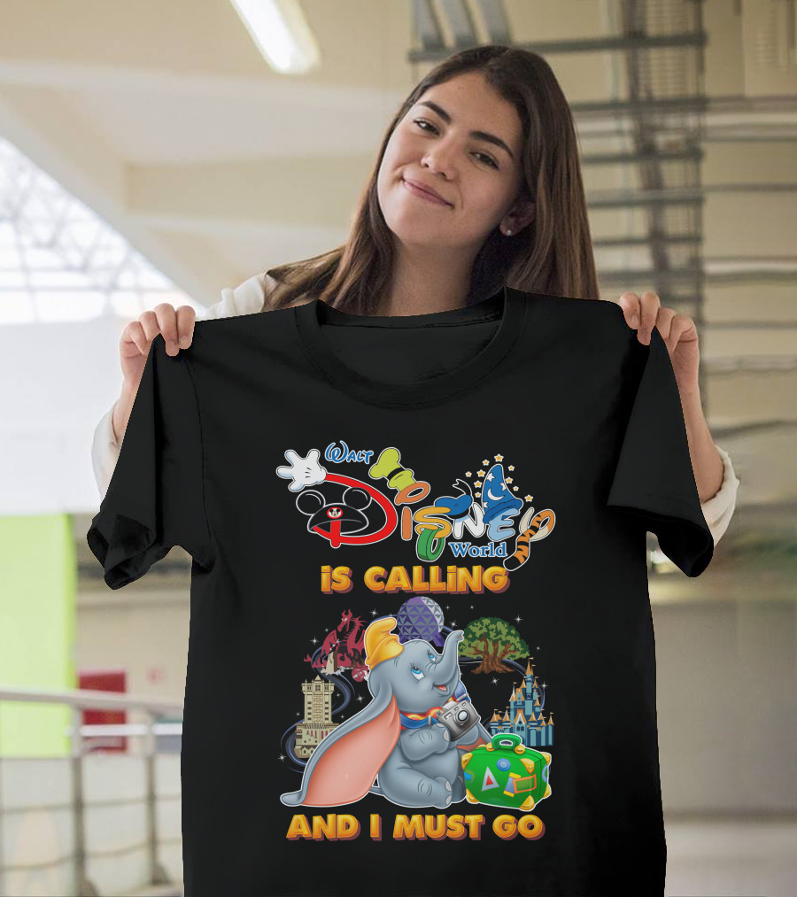 Walt Disney World Is Calling And I Must Go Dumbo Adventures T-Shirt