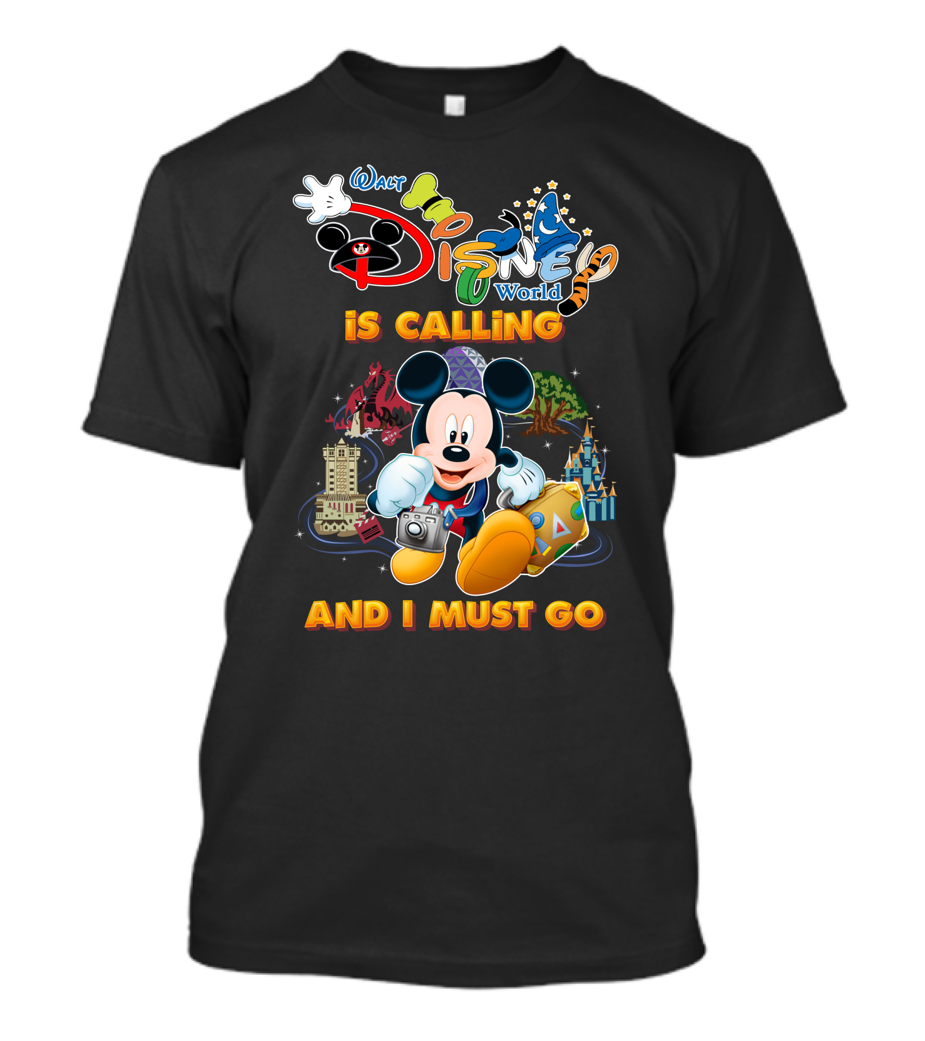 Walt Disney World Is Calling And I Must Go Mickey Mouse Adventure T-Shirt