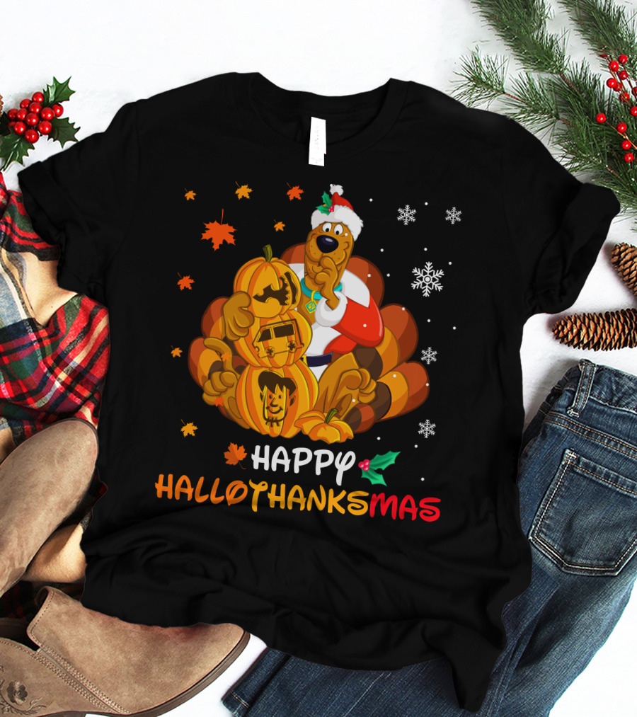 Scooby Doo Happy Hallothanksmas T-Shirt