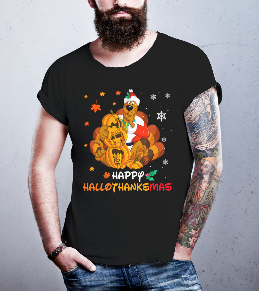 Scooby Doo Happy Hallothanksmas T-Shirt