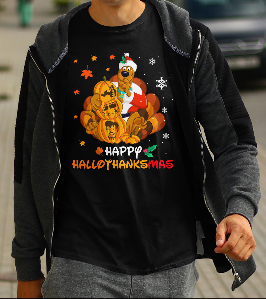 Scooby Doo Happy Hallothanksmas T-Shirt