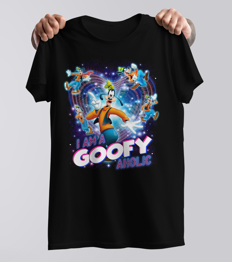 I Am A Goofy Aholic Disney Character Fan Tribute T-Shirt