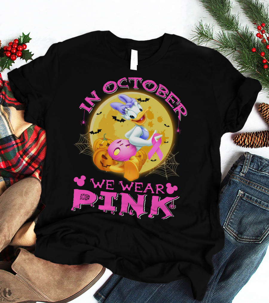 In October We Wear Pink Daisy T-Shirt