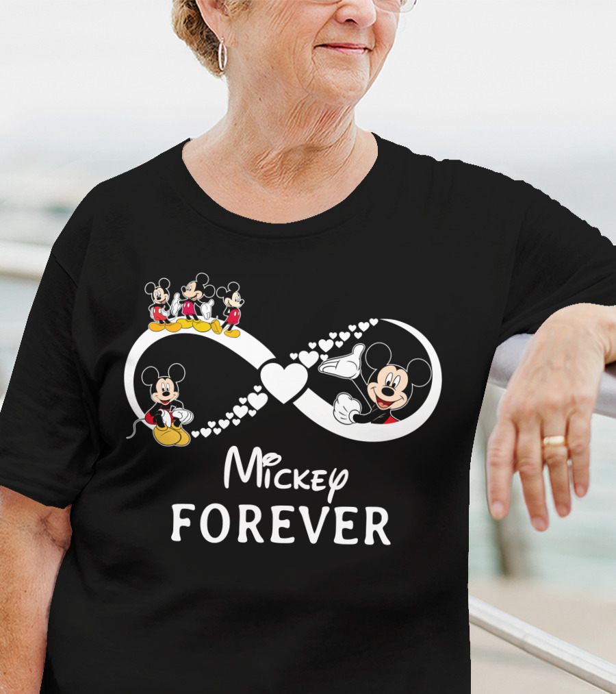 Mickey Forever Infinity Heart Animation T-Shirt