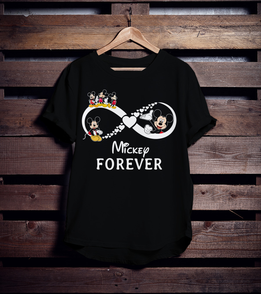 Mickey Forever Infinity Heart Animation T-Shirt