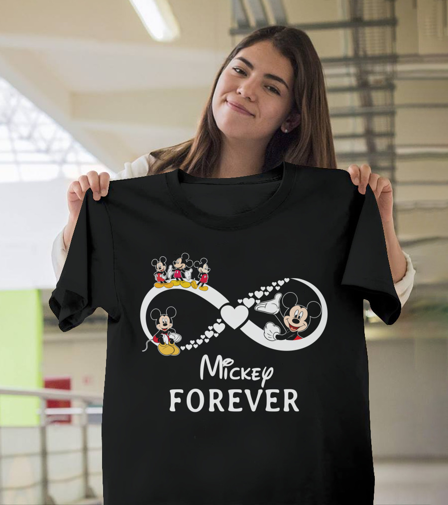 Mickey Forever Infinity Heart Animation T-Shirt