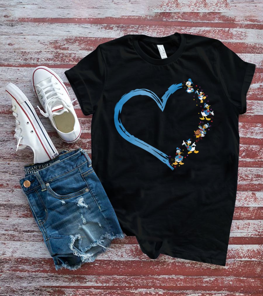Donald Duck Heart T-Shirt