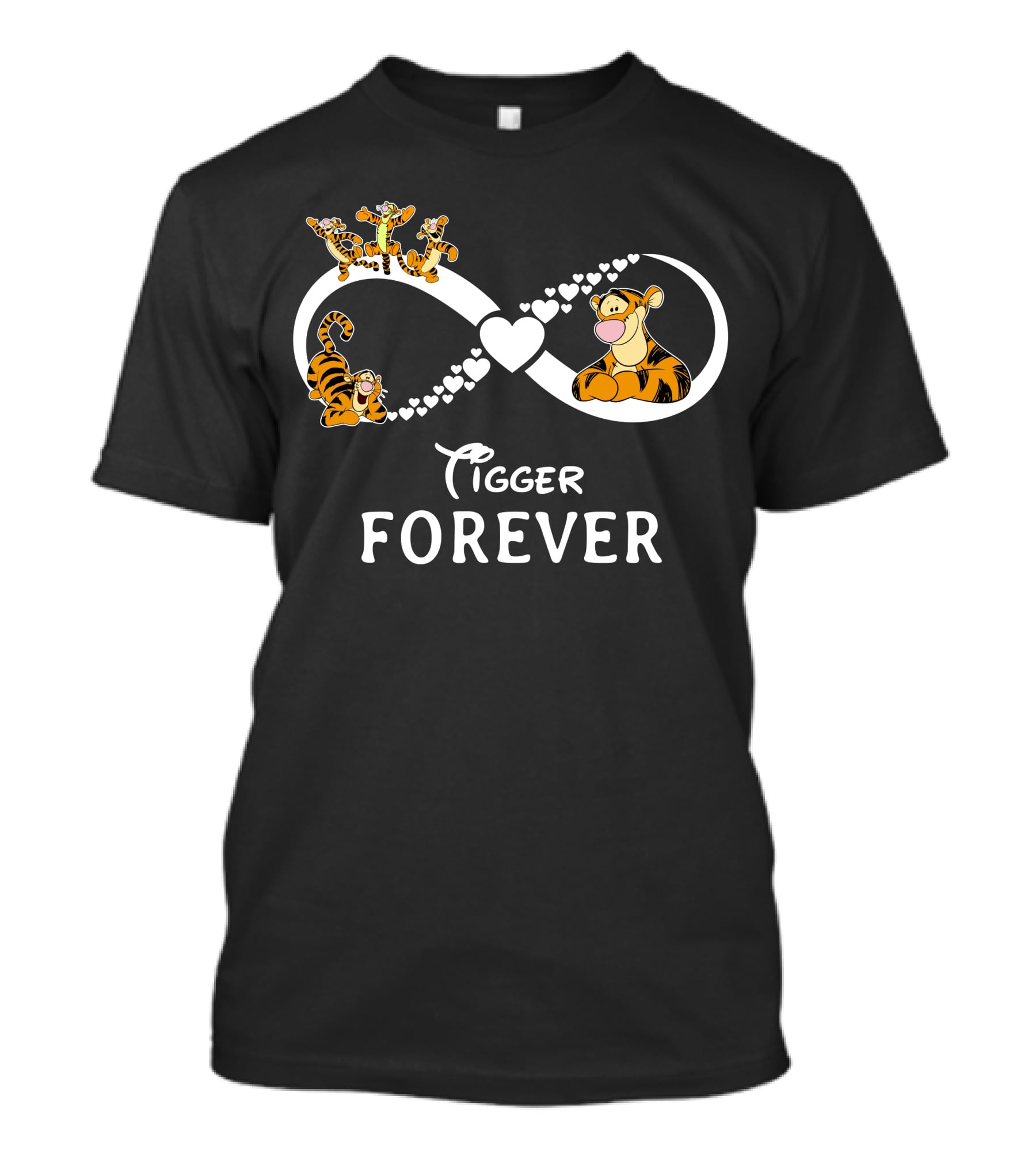 Tigger Forever Infinity Heart And Tigger T-Shirt