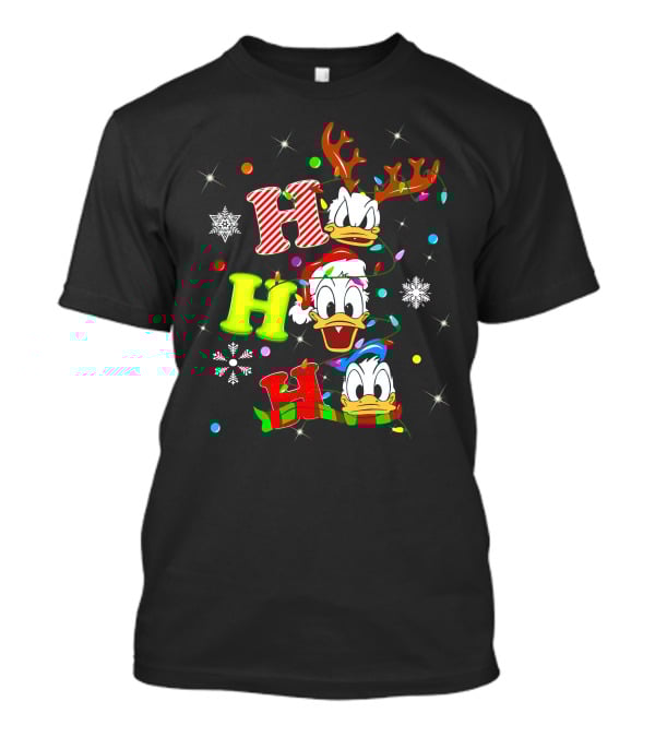 Ho Ho Ho Donald Duck Christmas Festive T-Shirt