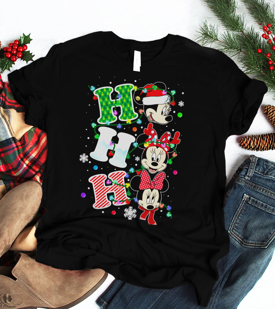 Ho Ho Ho Minnie Christmas T-Shirt
