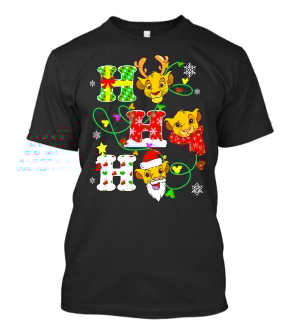 Ho Ho Ho Simba Christmas Holiday Magic T-Shirt