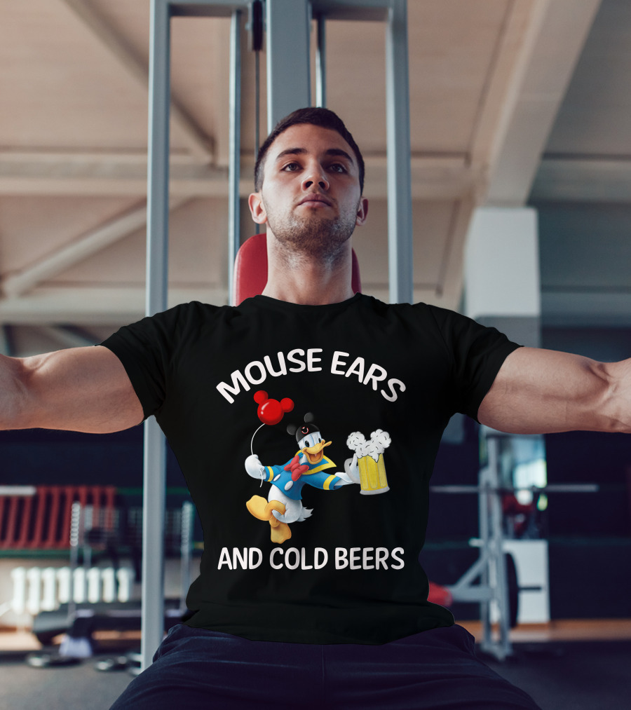Mouse Ears And Cold Beers Donald Duck T-Shirt
