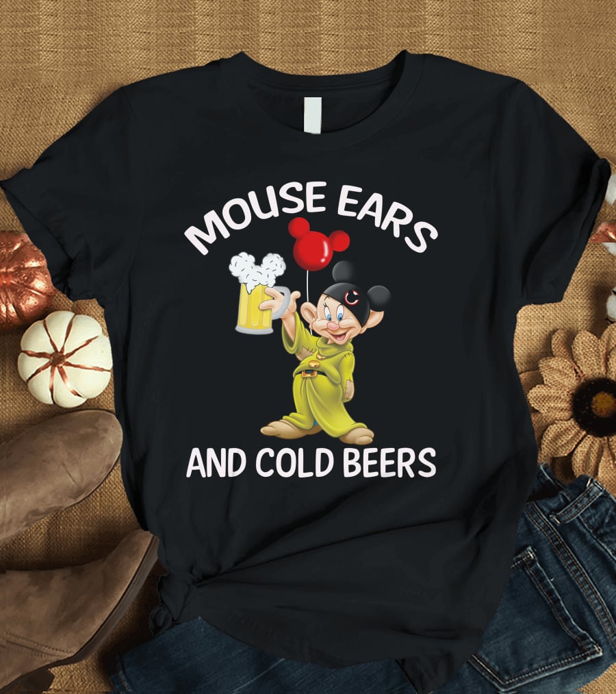 Mouse Ears And Cold Beers Dopey Mug Balloon T-Shirt