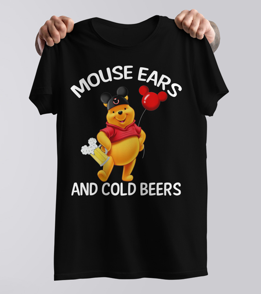 Mouse Ears And Cold Beers Balloon And Mug T-Shirt
