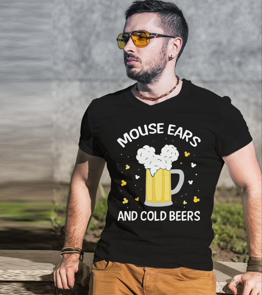 Mouse Ears And Cold Beers T-Shirt