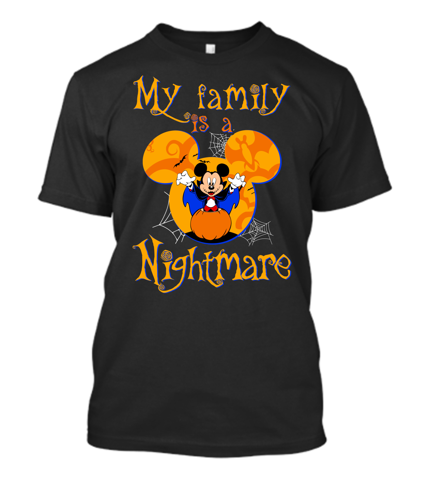 My Family Is A Nightmare Mickey Halloween T-Shirt