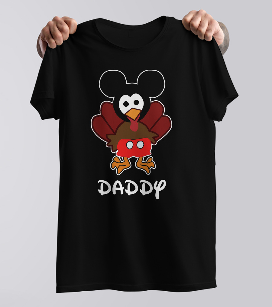 Daddy Thanksgiving 31 Mickey Turkey T-Shirt