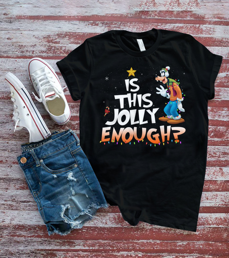 Goofy Is This Jolly Enough Christmas Lights T-Shirt