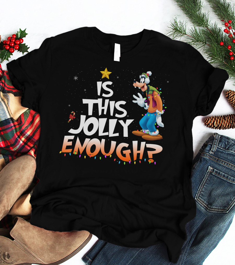 Goofy Is This Jolly Enough Christmas Lights T-Shirt